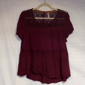 Boho Short Sleeve Top